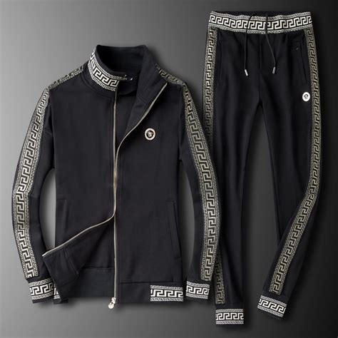 versace velour tracksuit replica|versace tracksuit men's price.